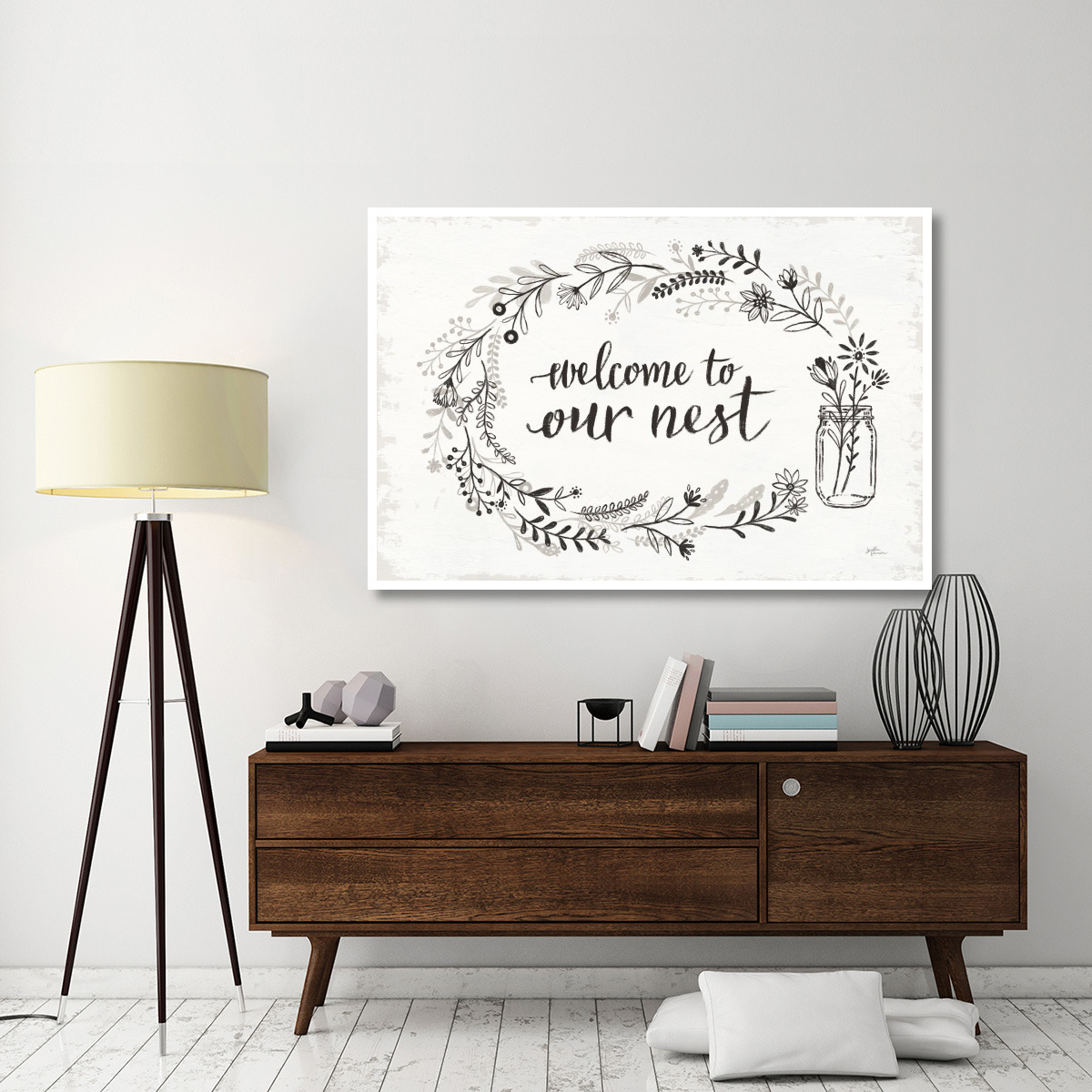 Our Nest I -Paper Art-62&quotx42"