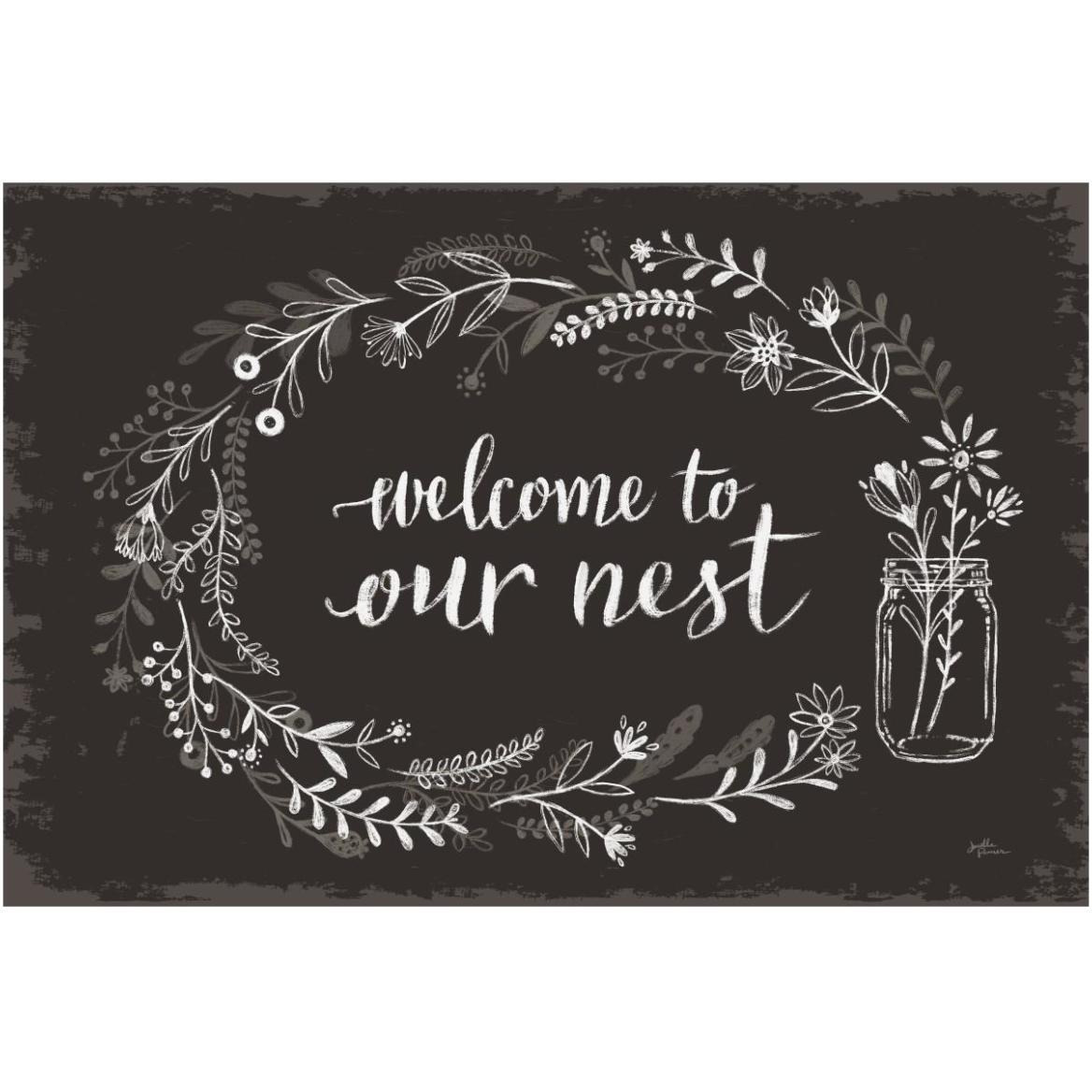 Our Nest I Black -Paper Art-62&quotx42"