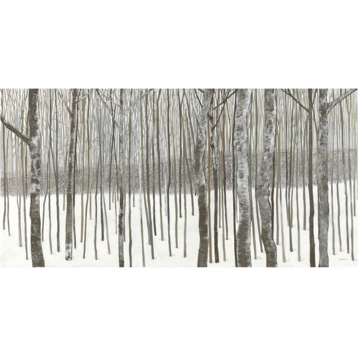 Woods in Winter -Paper Art-74&quotx38"