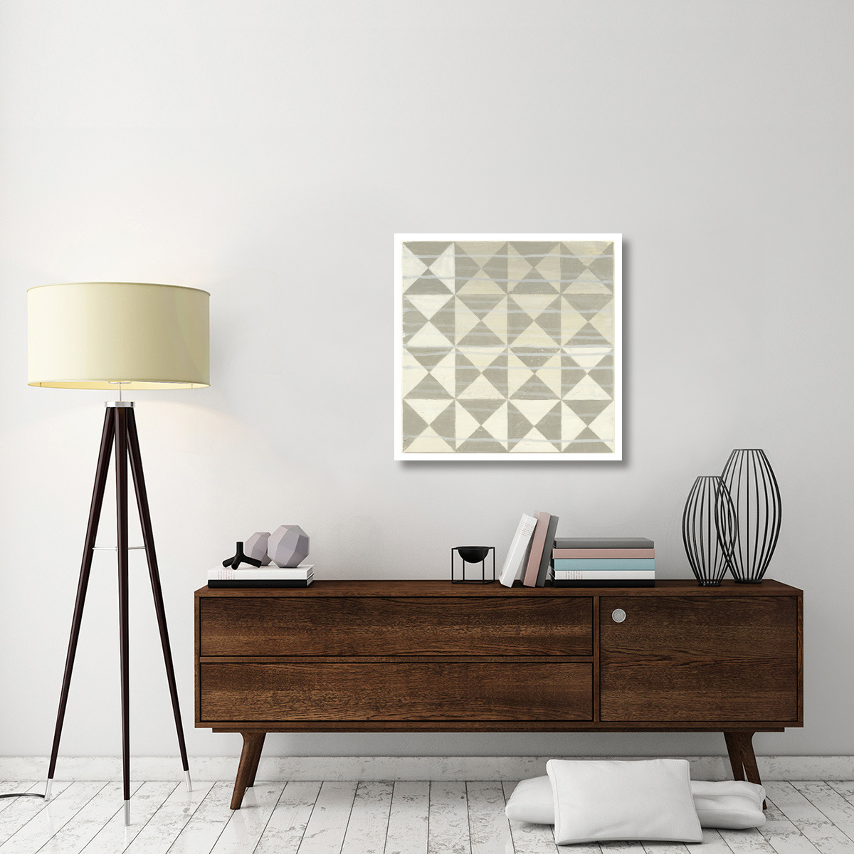 Sea Background I -Paper Art-32&quotx32"