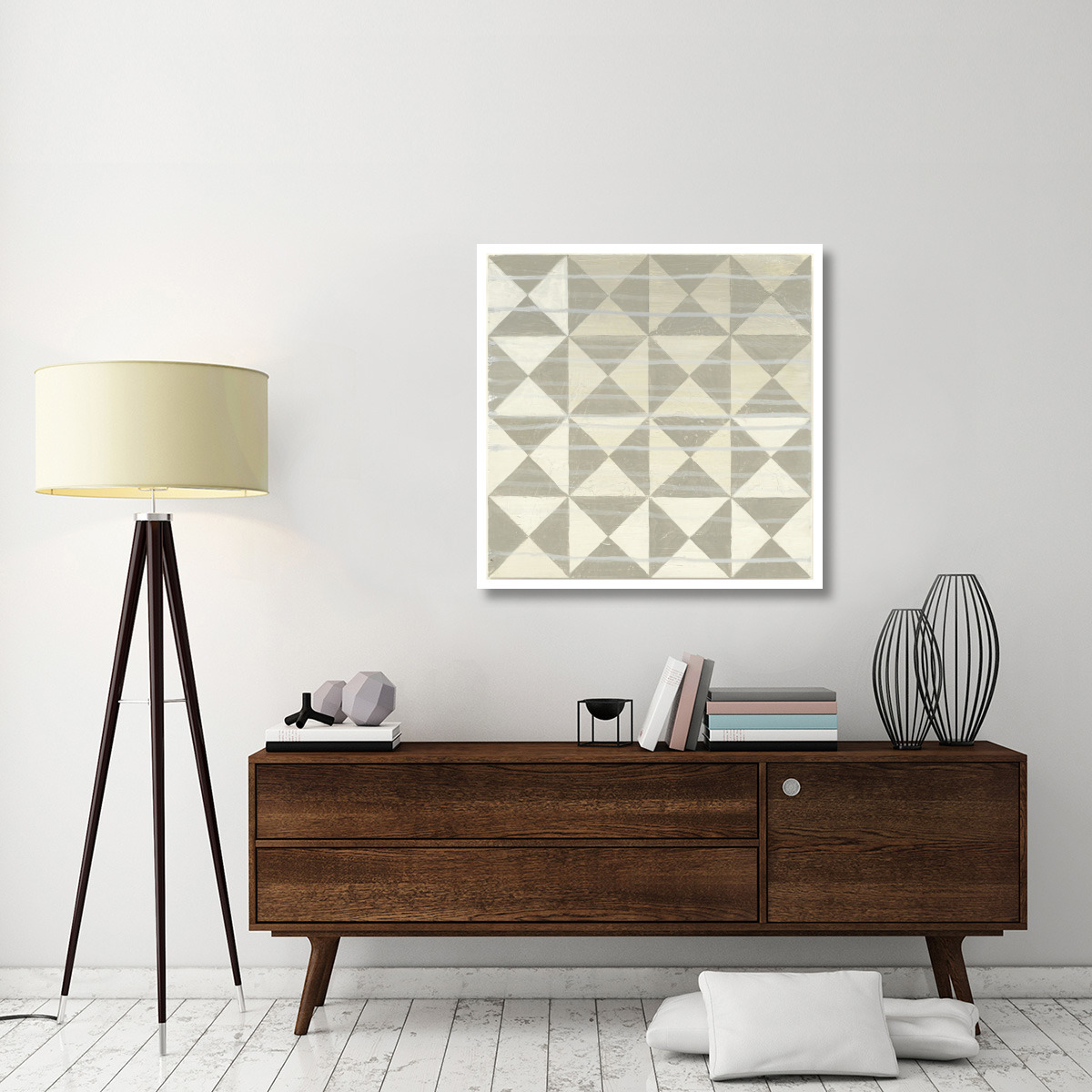 Sea Background I -Paper Art-38&quotx38"