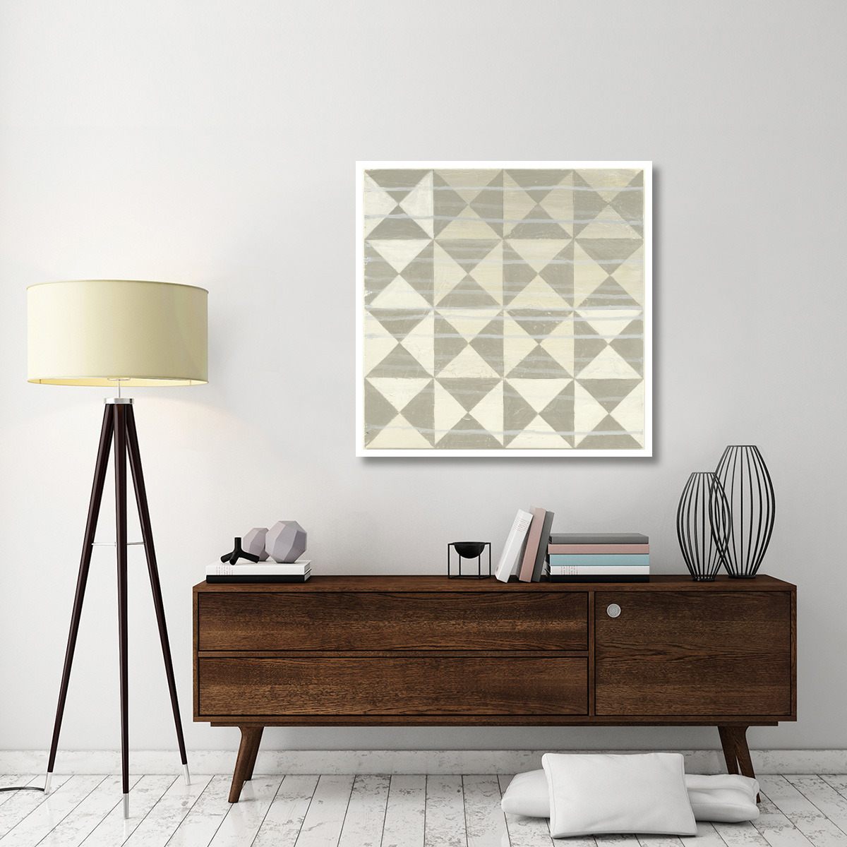 Sea Background I -Paper Art-42&quotx42"