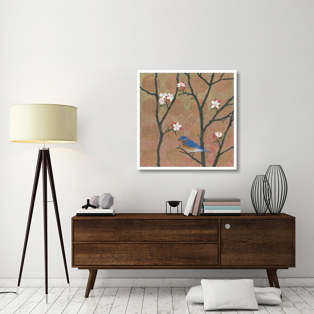 Cherry Blossoms I -Paper Art-38&quotx38"