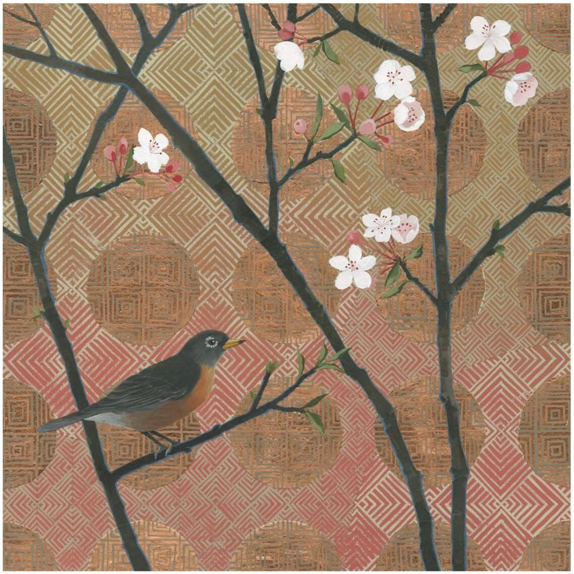 Cherry Blossoms II -Paper Art-32&quotx32"