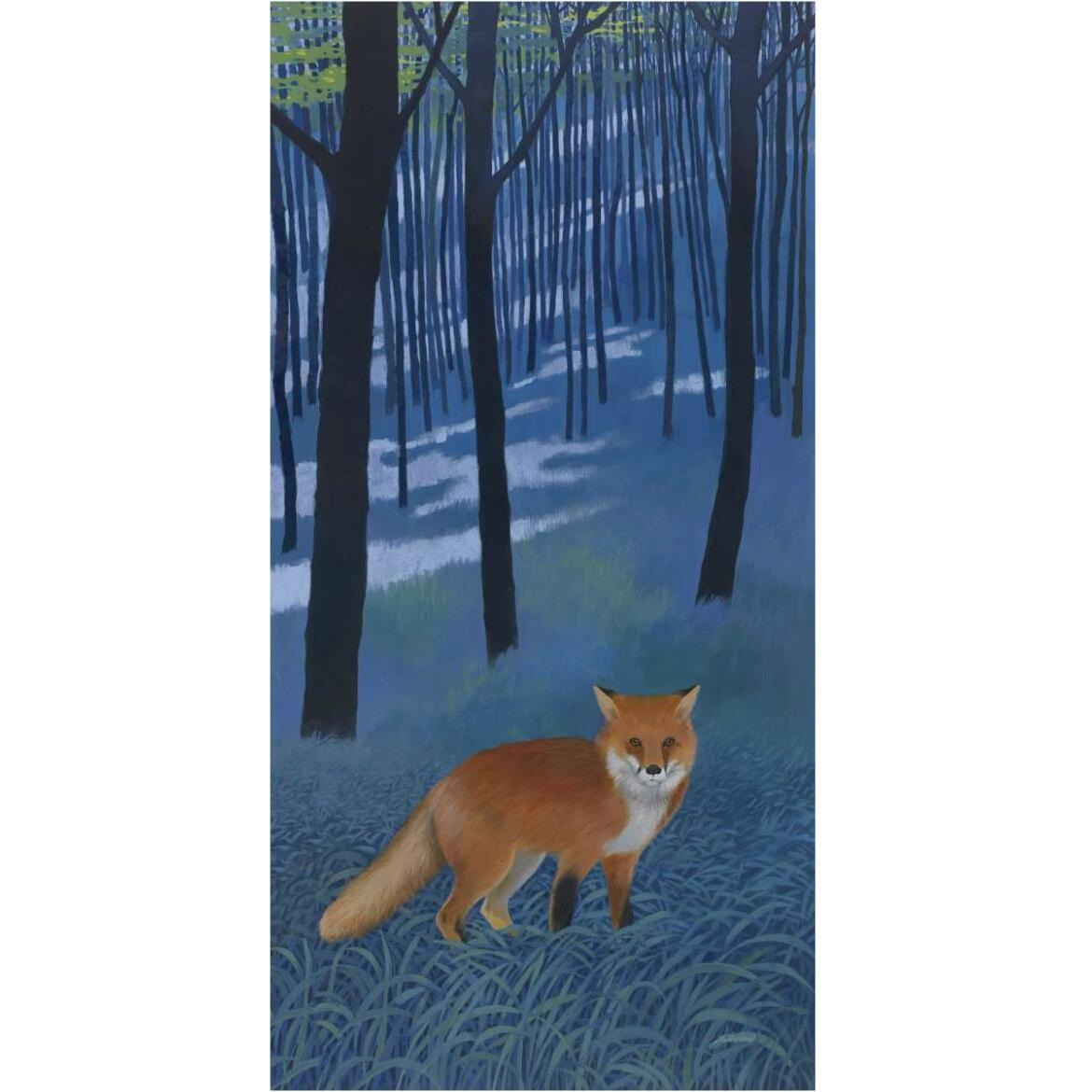 The Edge of the Woods Crop -Paper Art-38&quotx74"