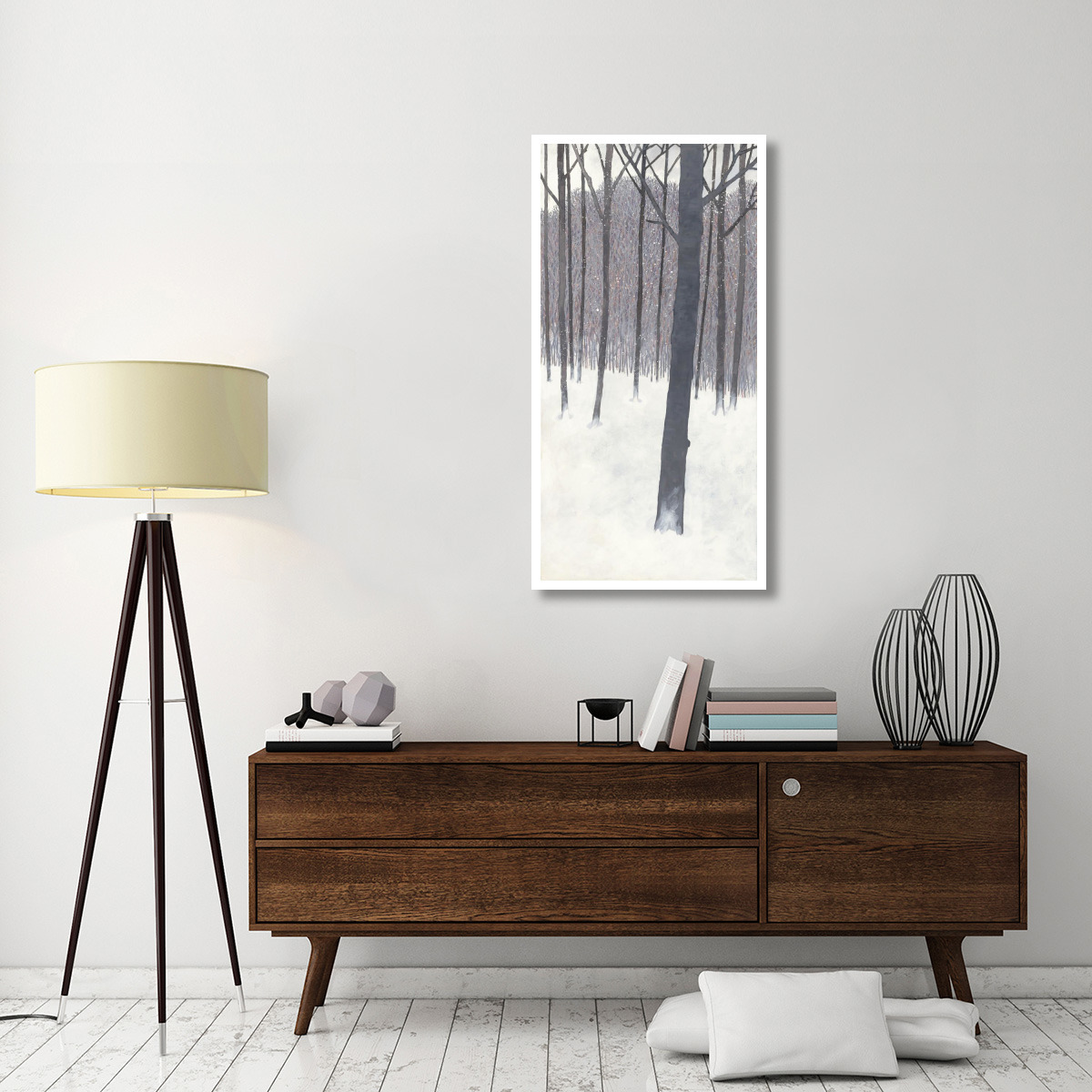 Winters End Crop -Paper Art-26&quotx50"