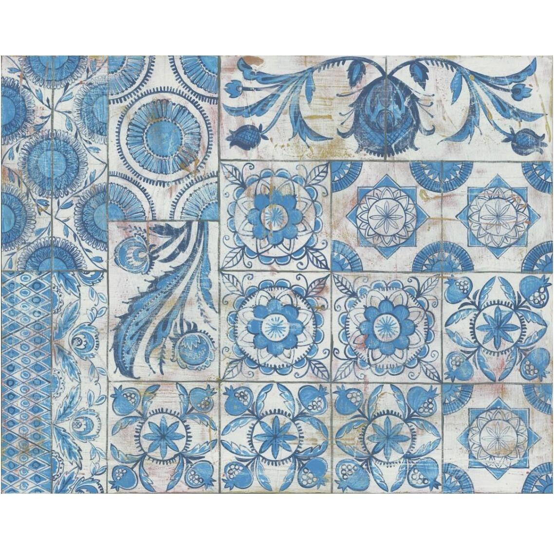 Istanbul Tiles -Paper Art-37&quotx30"