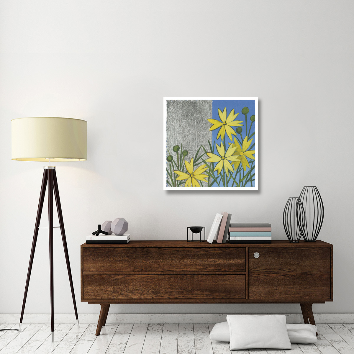 Coreopsis I -Paper Art-32&quotx32"