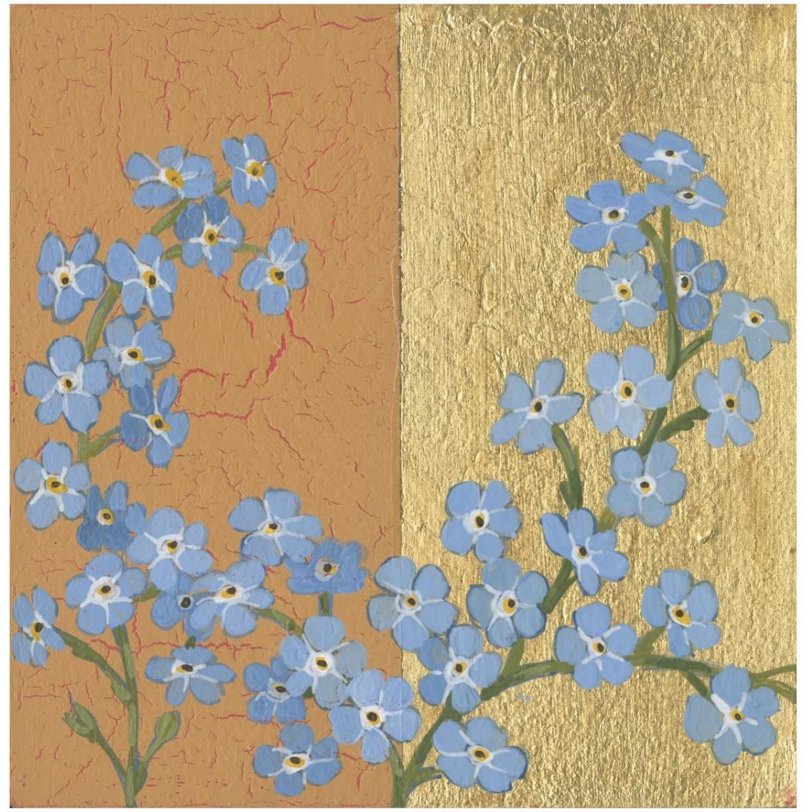 Forget Me Not -Paper Art-32&quotx32"