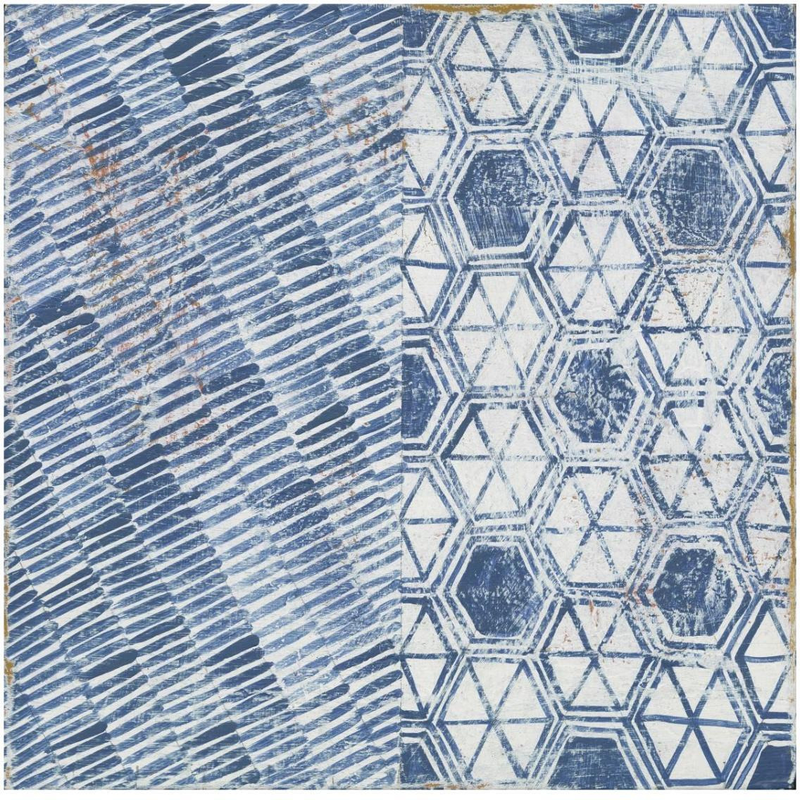Maki Tile VI -Paper Art-32&quotx32"