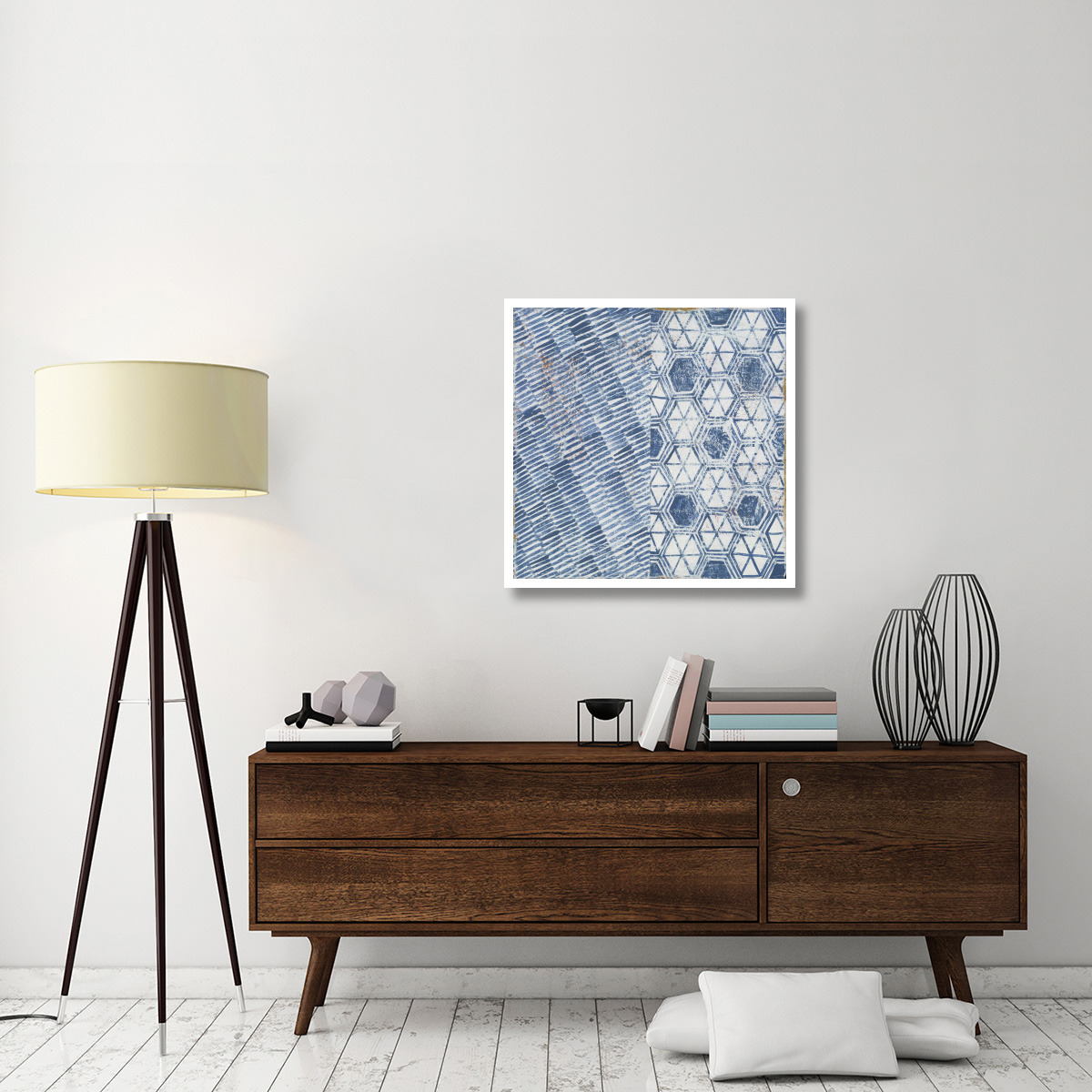 Maki Tile VI -Paper Art-32&quotx32"