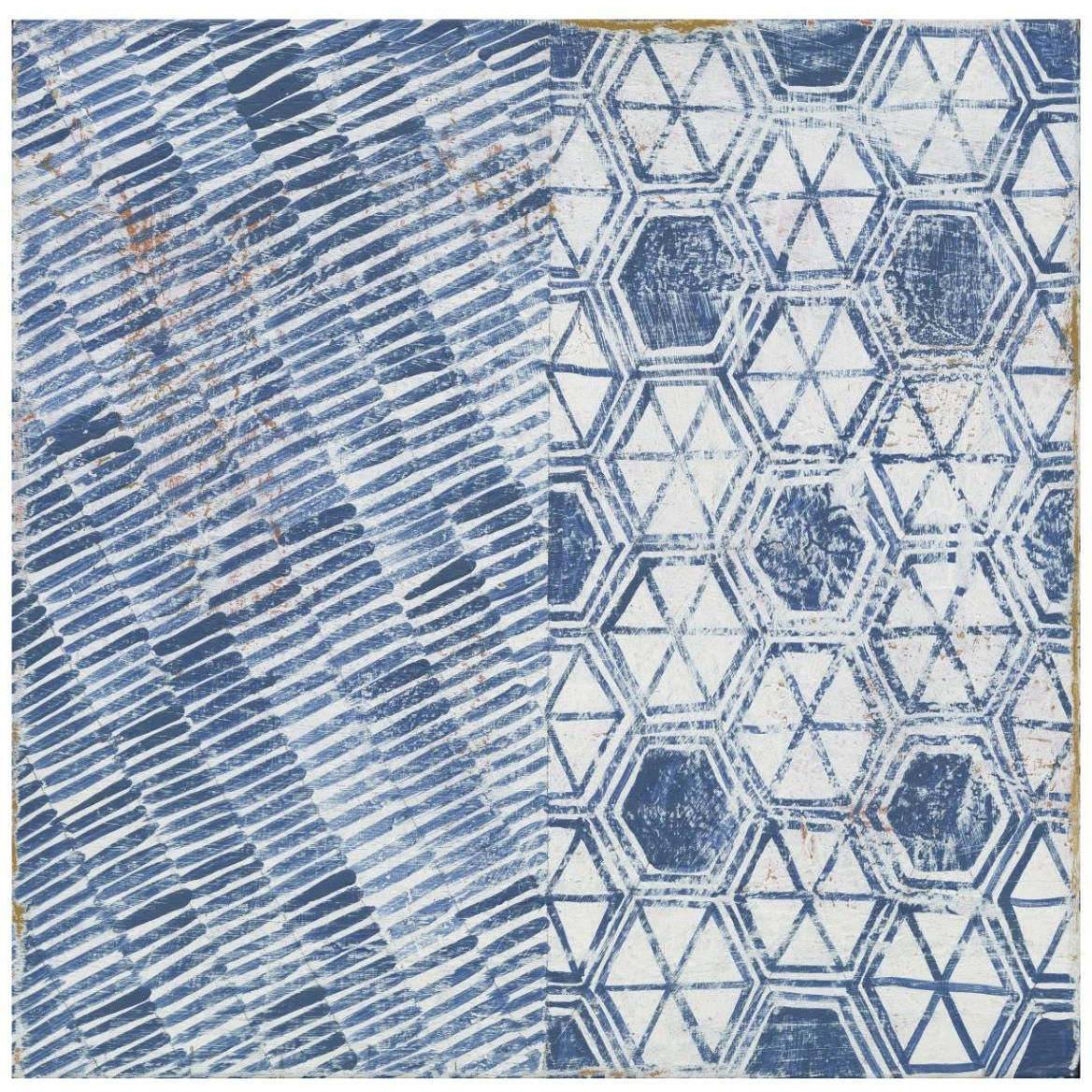 Maki Tile VI -Paper Art-42&quotx42"