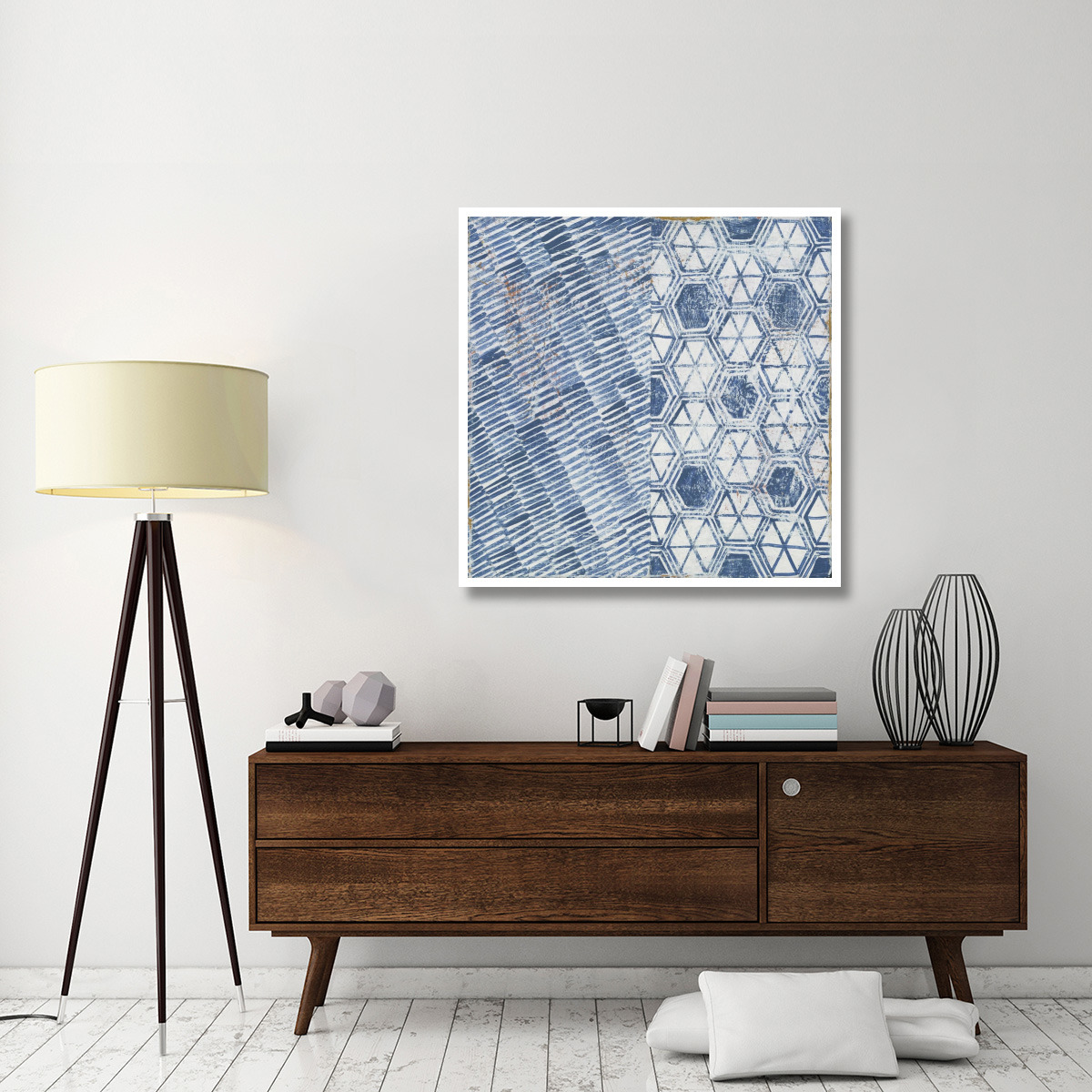 Maki Tile VI -Paper Art-42&quotx42"