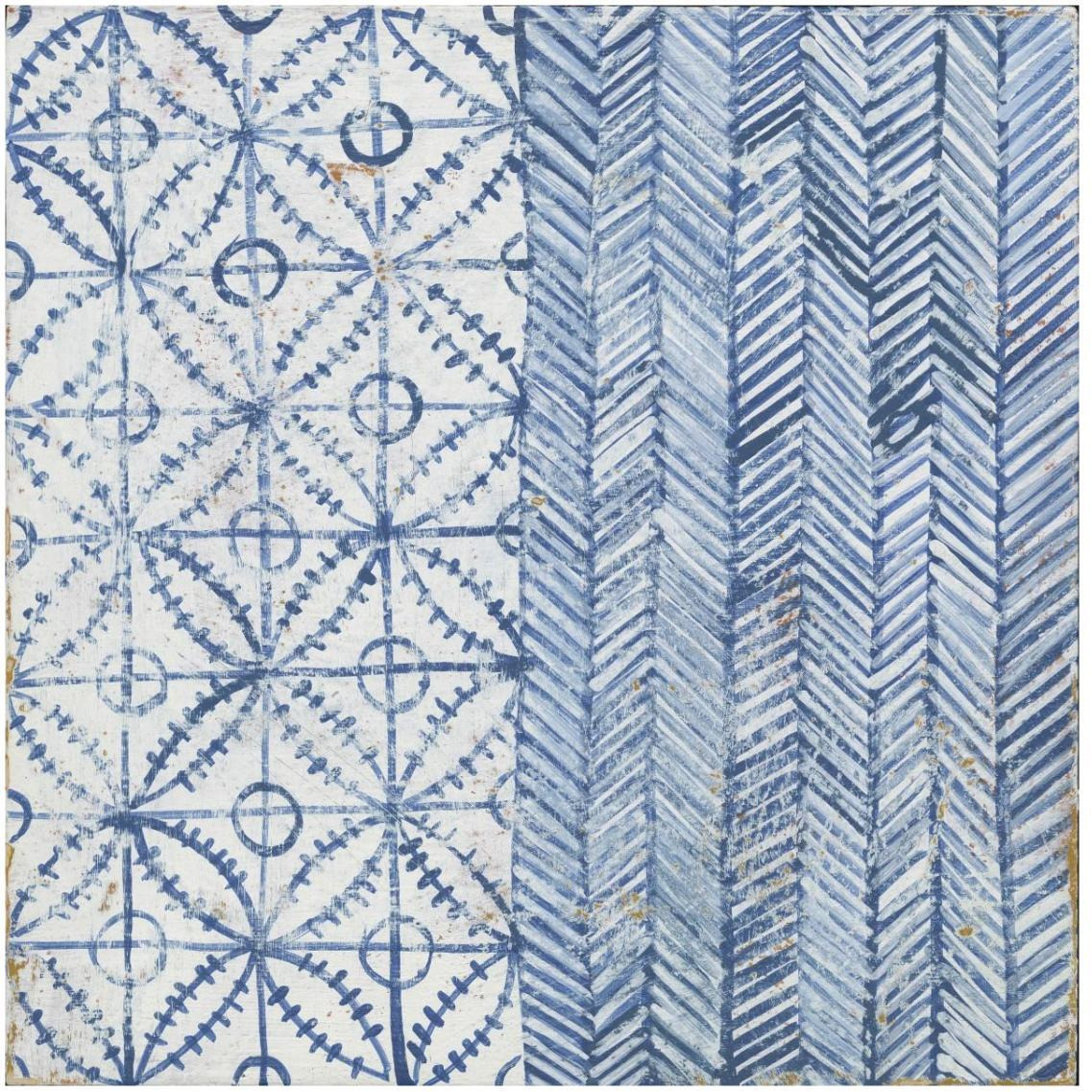 Maki Tile VII -Paper Art-32&quotx32"