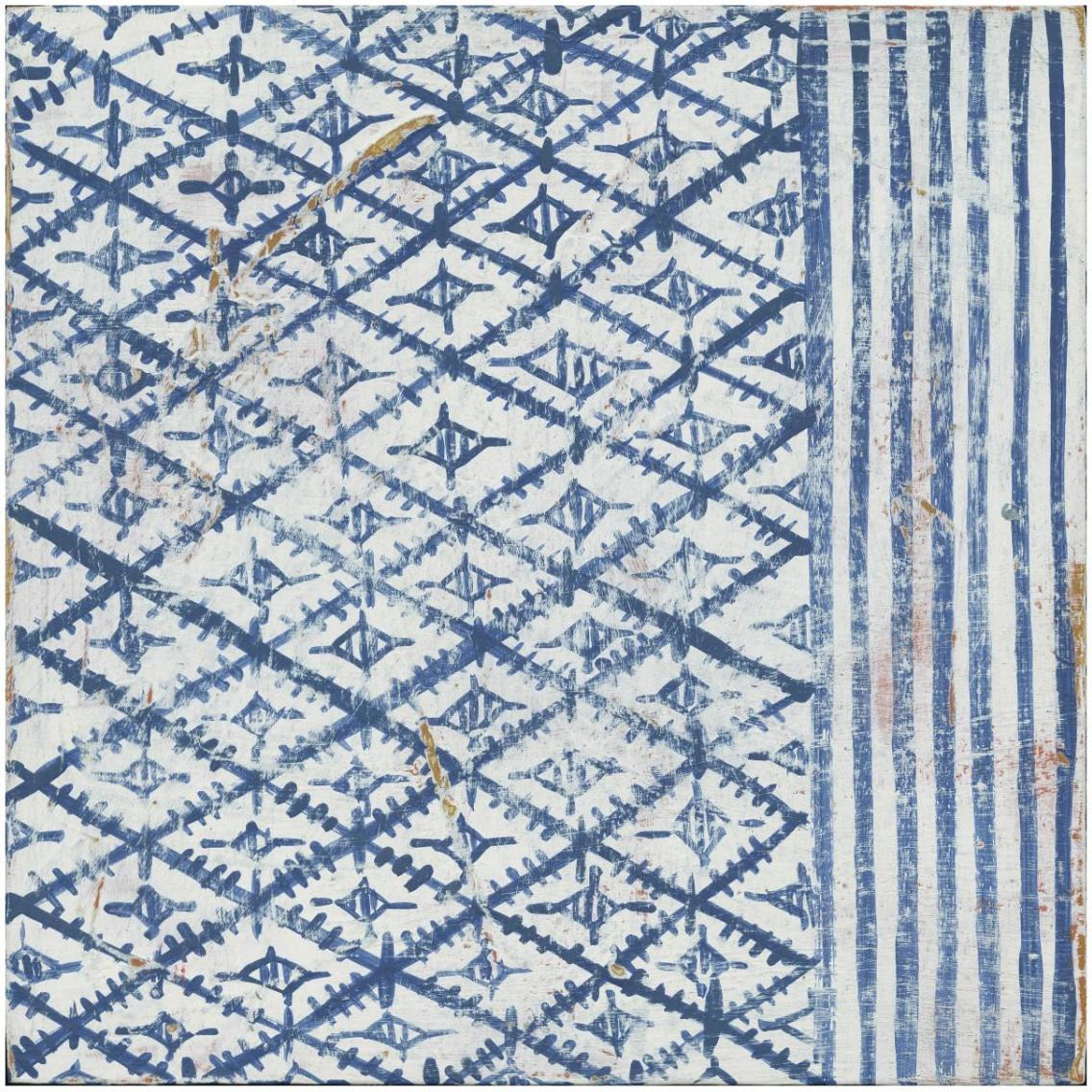 Maki Tile VIII -Paper Art-32&quotx32"