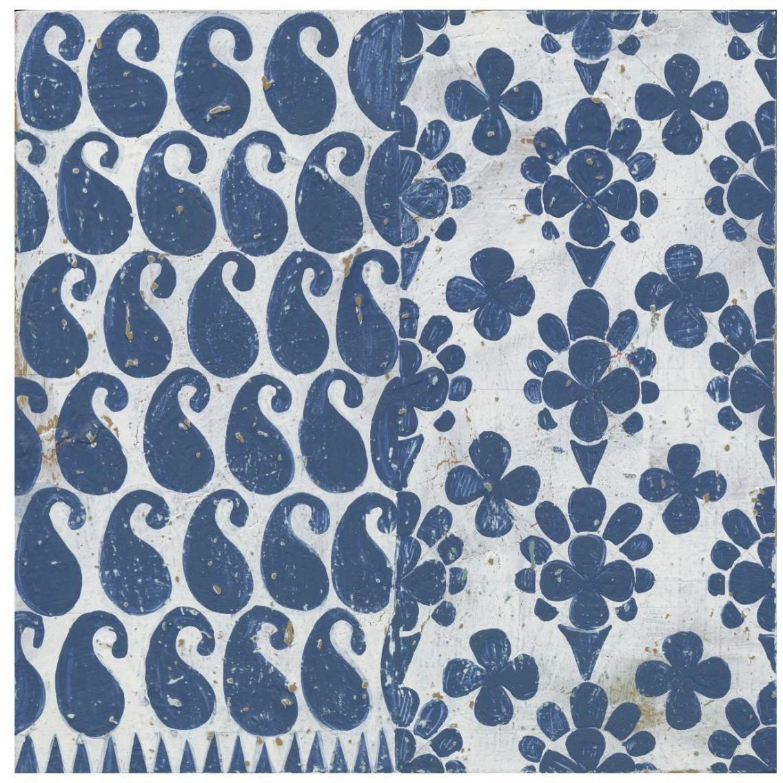 Maki Tile IX -Paper Art-26&quotx26"