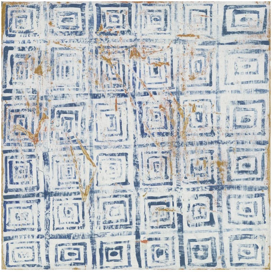 Maki Tile XIII -Paper Art-32&quotx32"