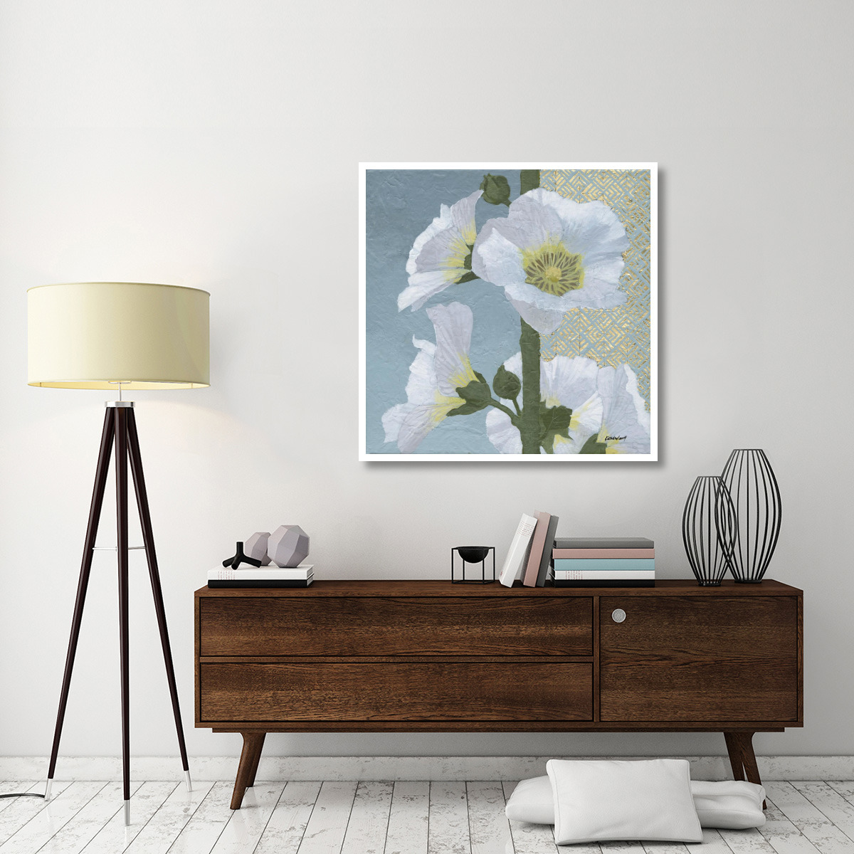 Soft Evening II -Paper Art-42&quotx42"