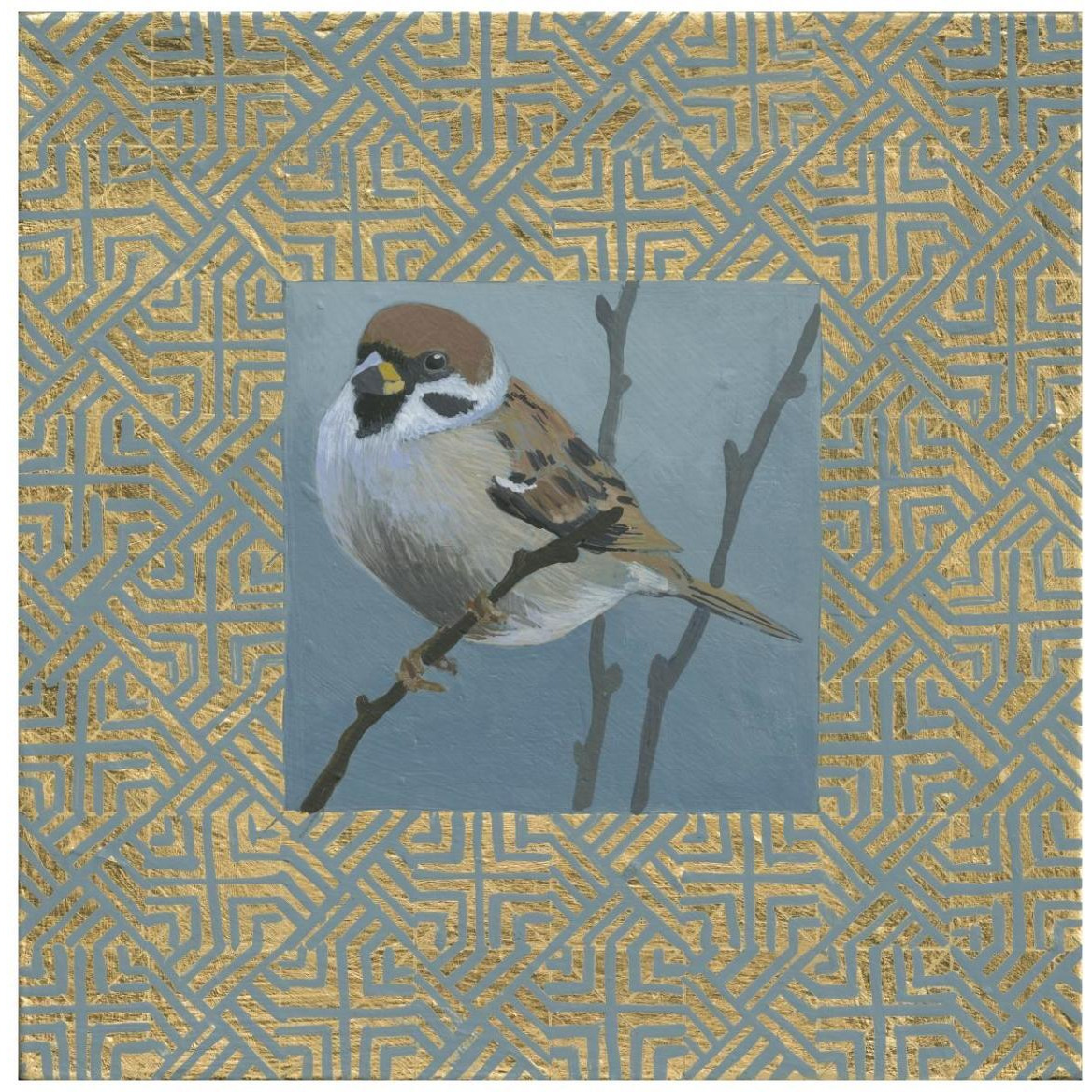 The Sparrow -Paper Art-42&quotx42"