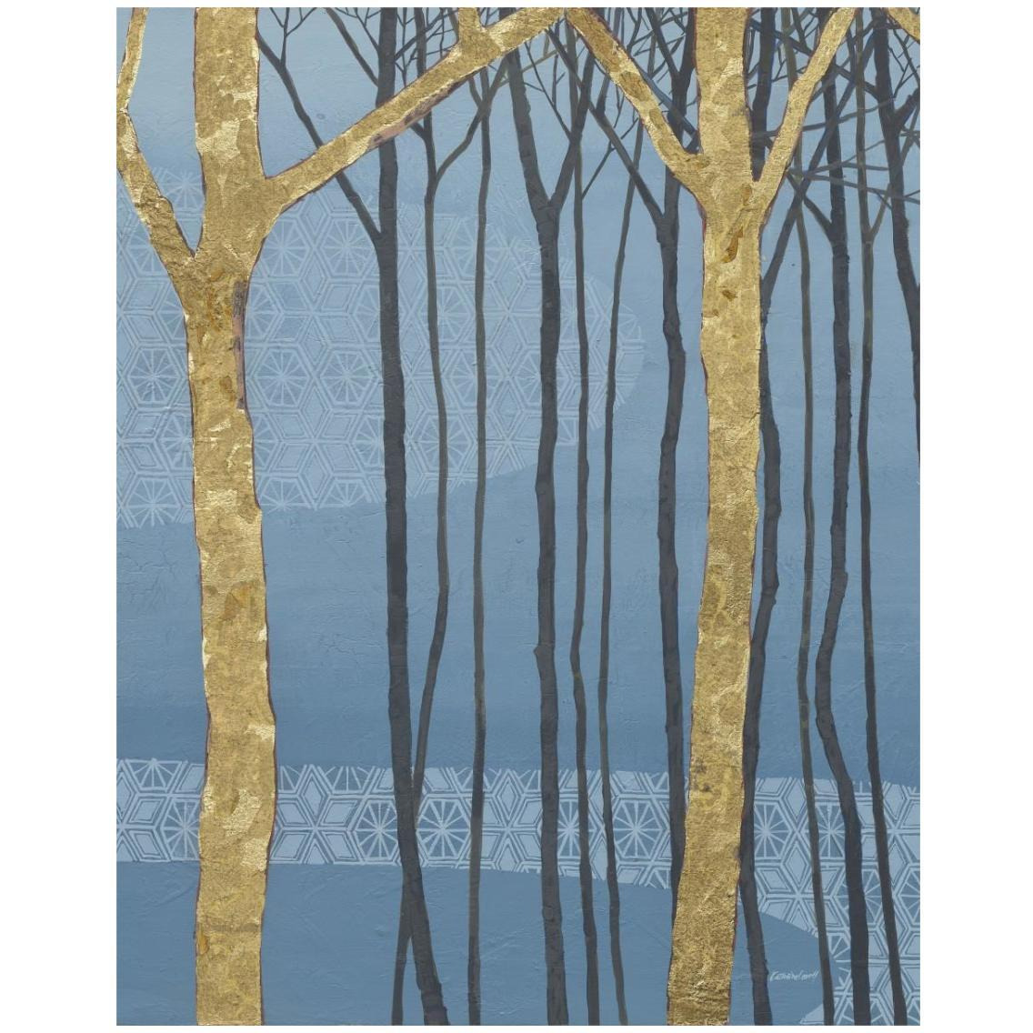 Katonah Gold Crop -Paper Art-24&quotx30"