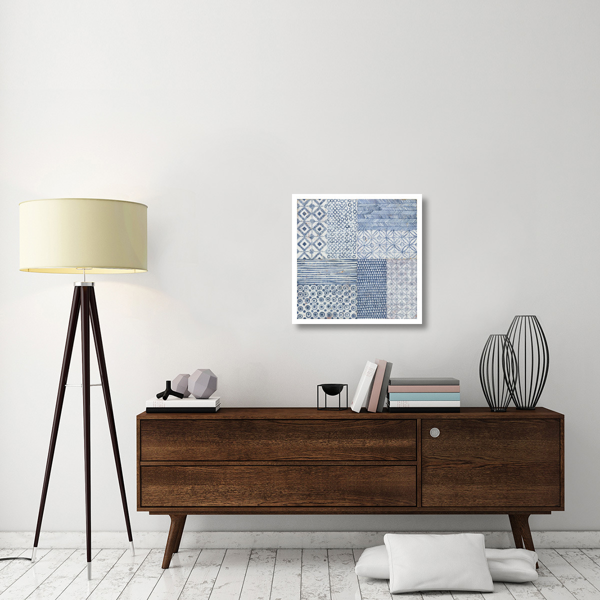 Maki Tile XV -Paper Art-26&quotx26"