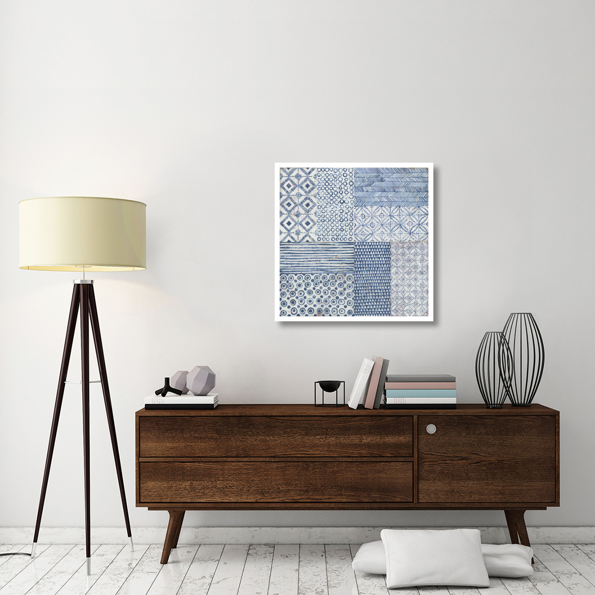 Maki Tile XV -Paper Art-32&quotx32"