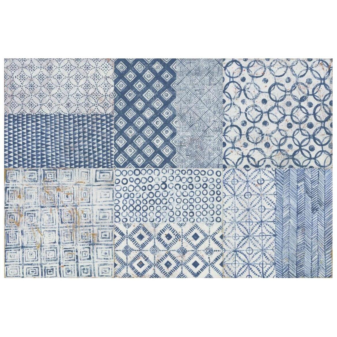 Maki Tile XVII -Paper Art-20&quotx14"