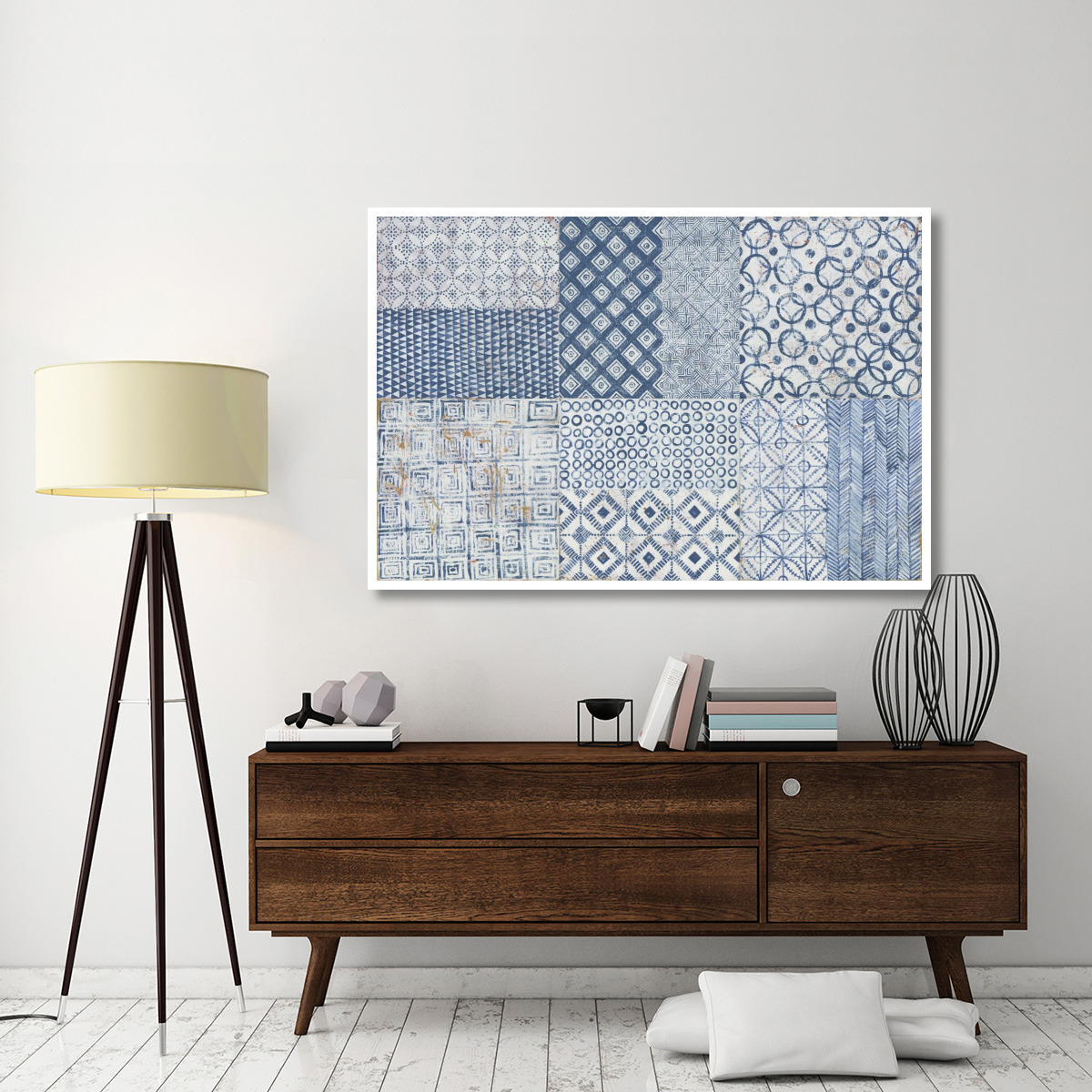 Maki Tile XVII -Paper Art-62&quotx42"