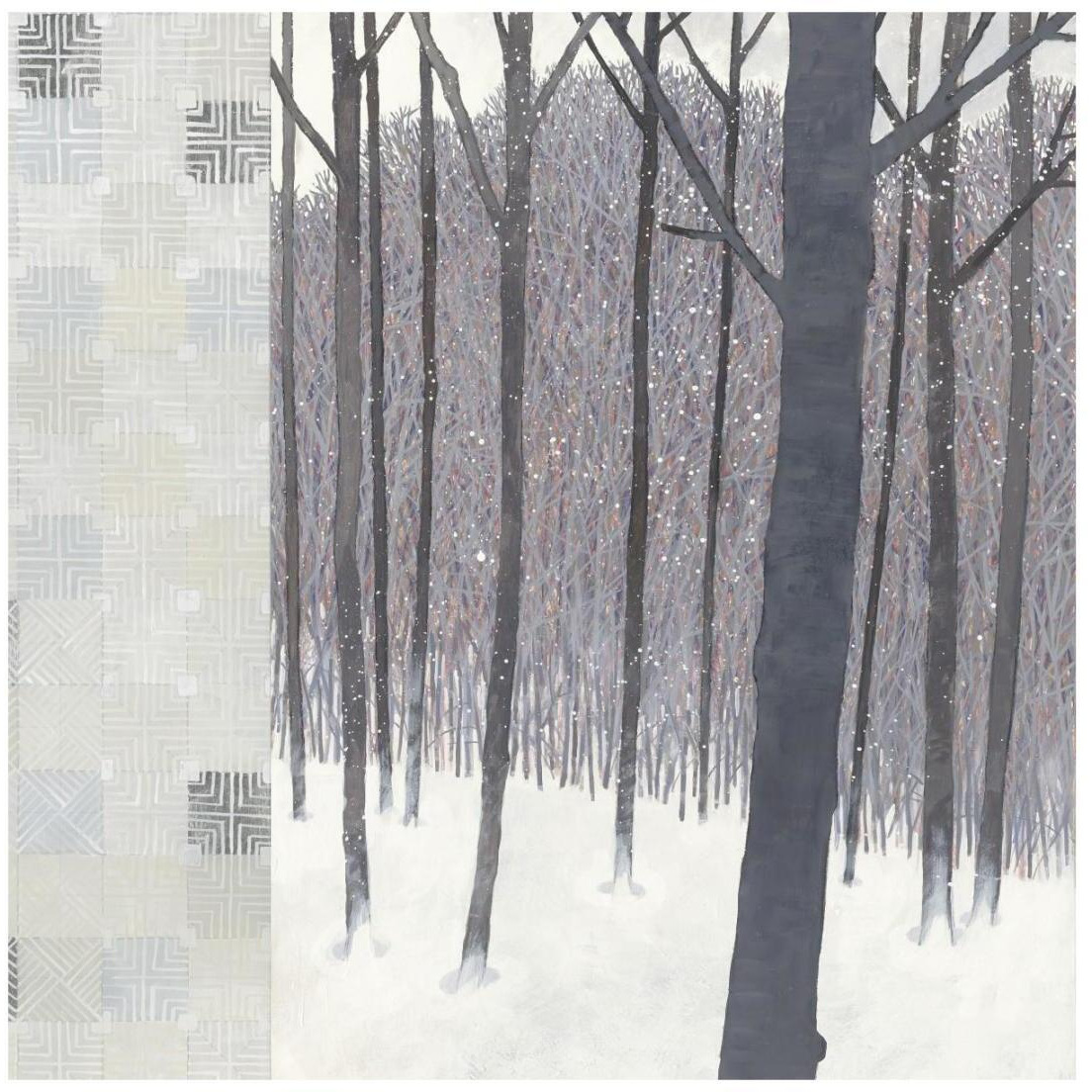 Winters End Flurries -Paper Art-20&quotx20"