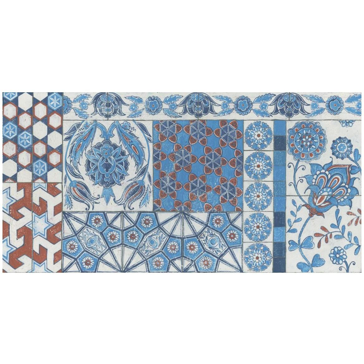 Turkish Tiles -Paper Art-50&quotx26"