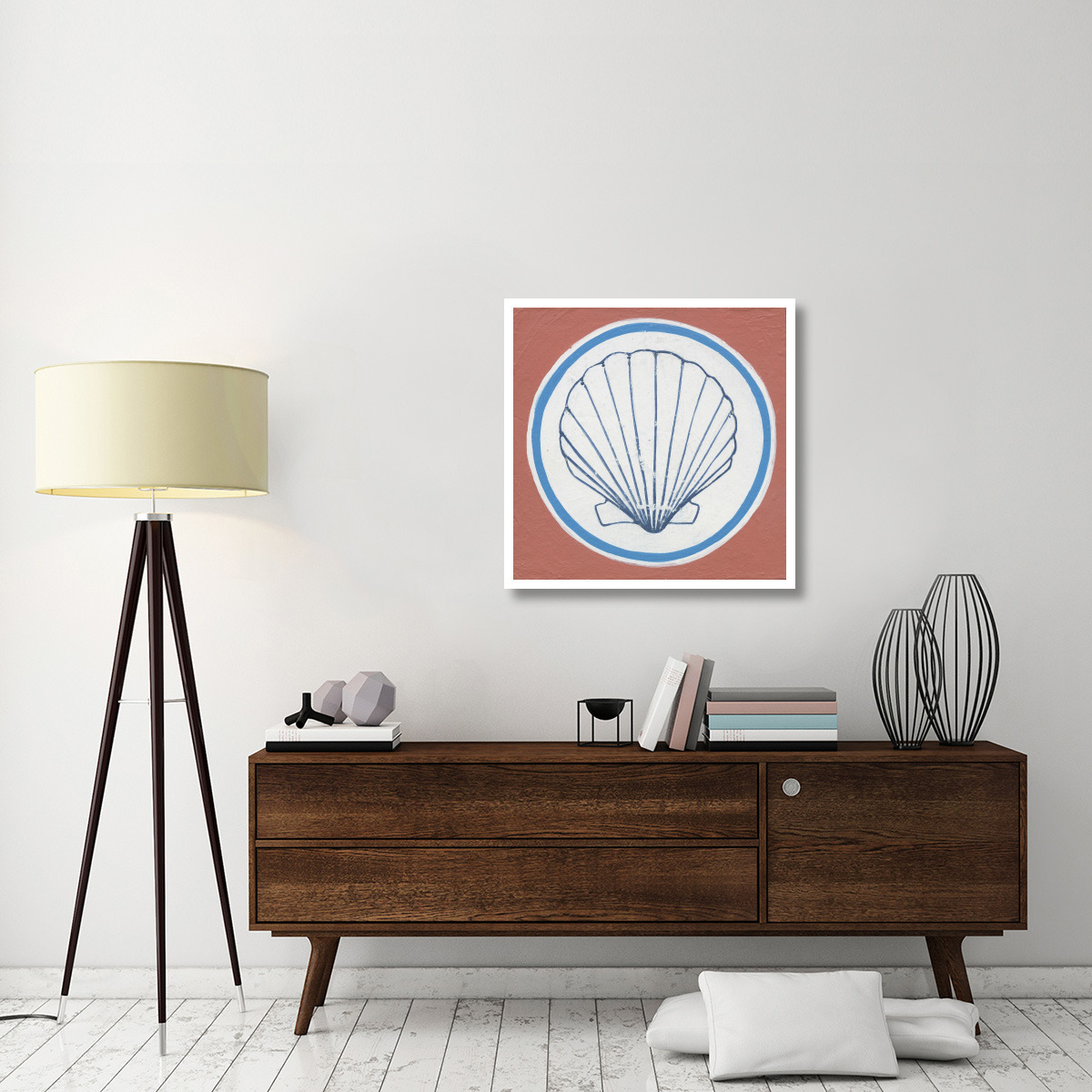 Summer Shells II -Paper Art-32&quotx32"