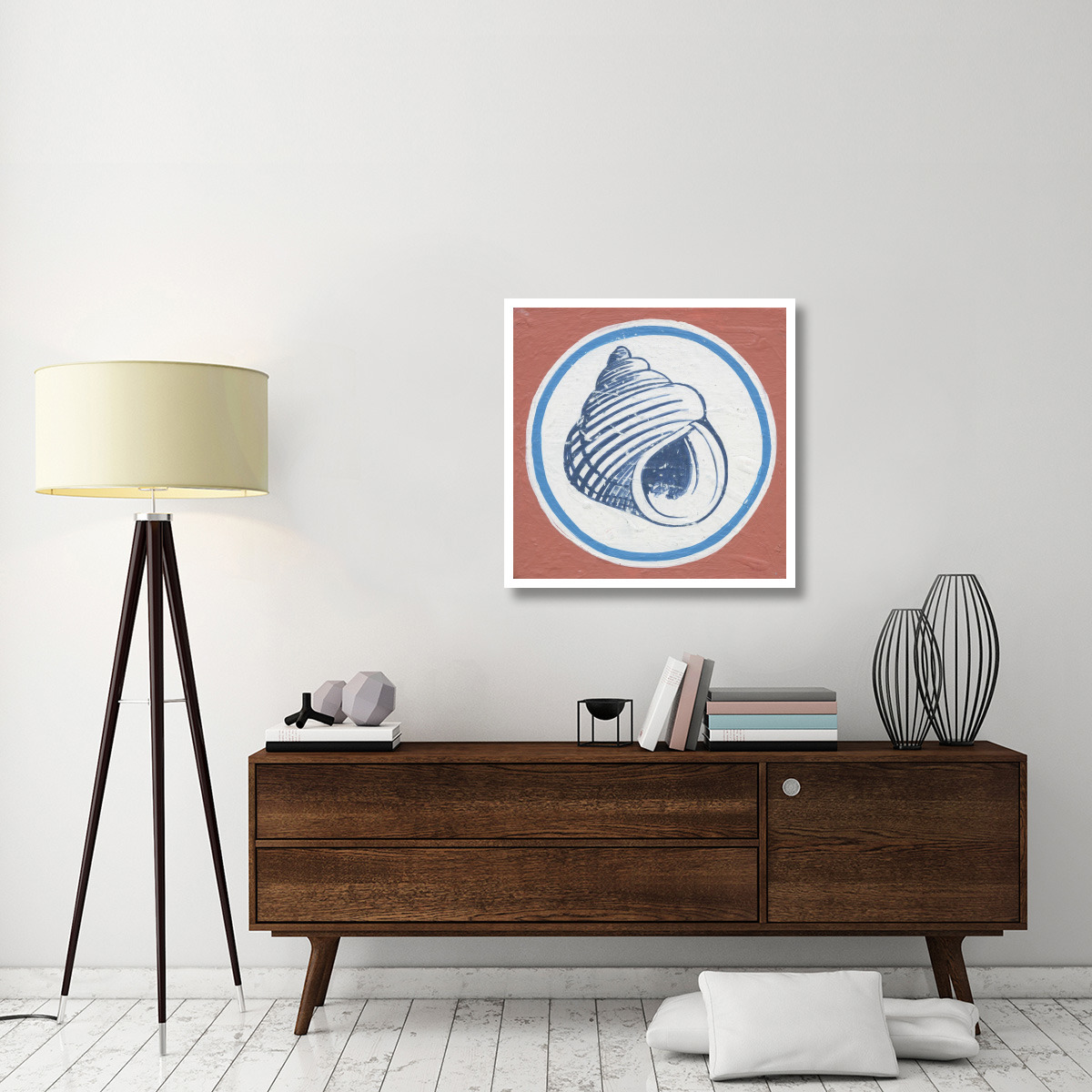 Summer Shells III -Paper Art-32&quotx32"