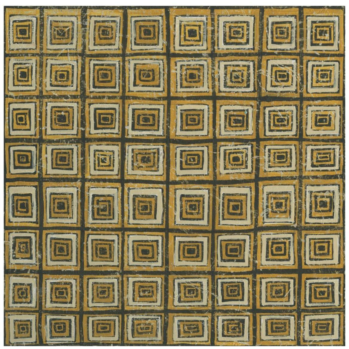 Square in Square -Paper Art-42&quotx42"