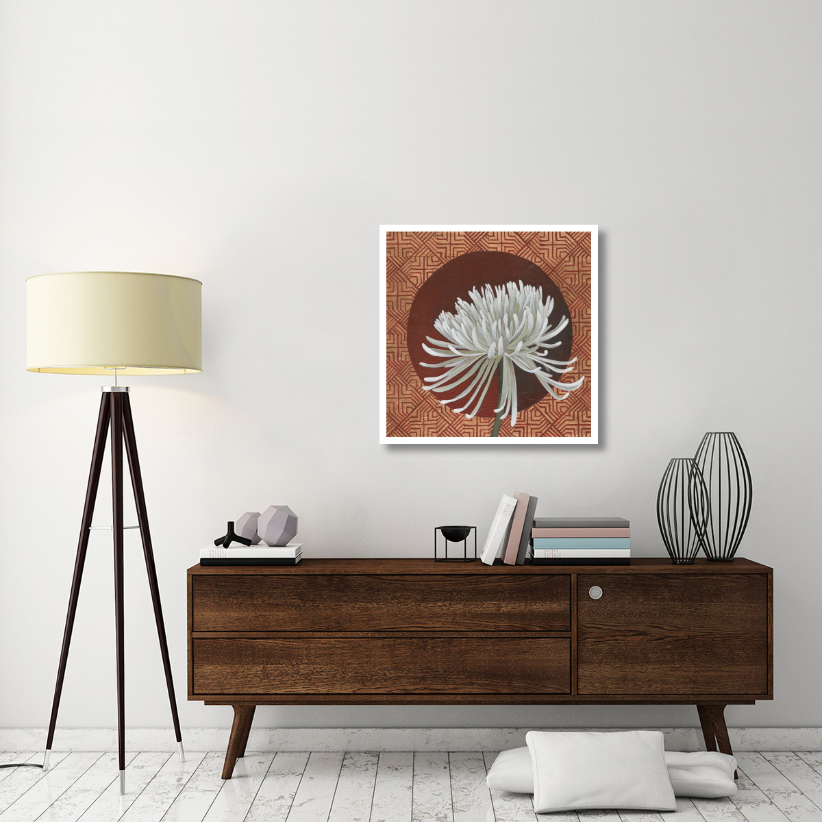 Morning Chrysanthemum III -Paper Art-32&quotx32"