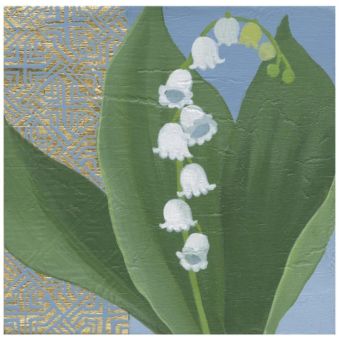 Lilies of the Valley I -Paper Art-42&quotx42"