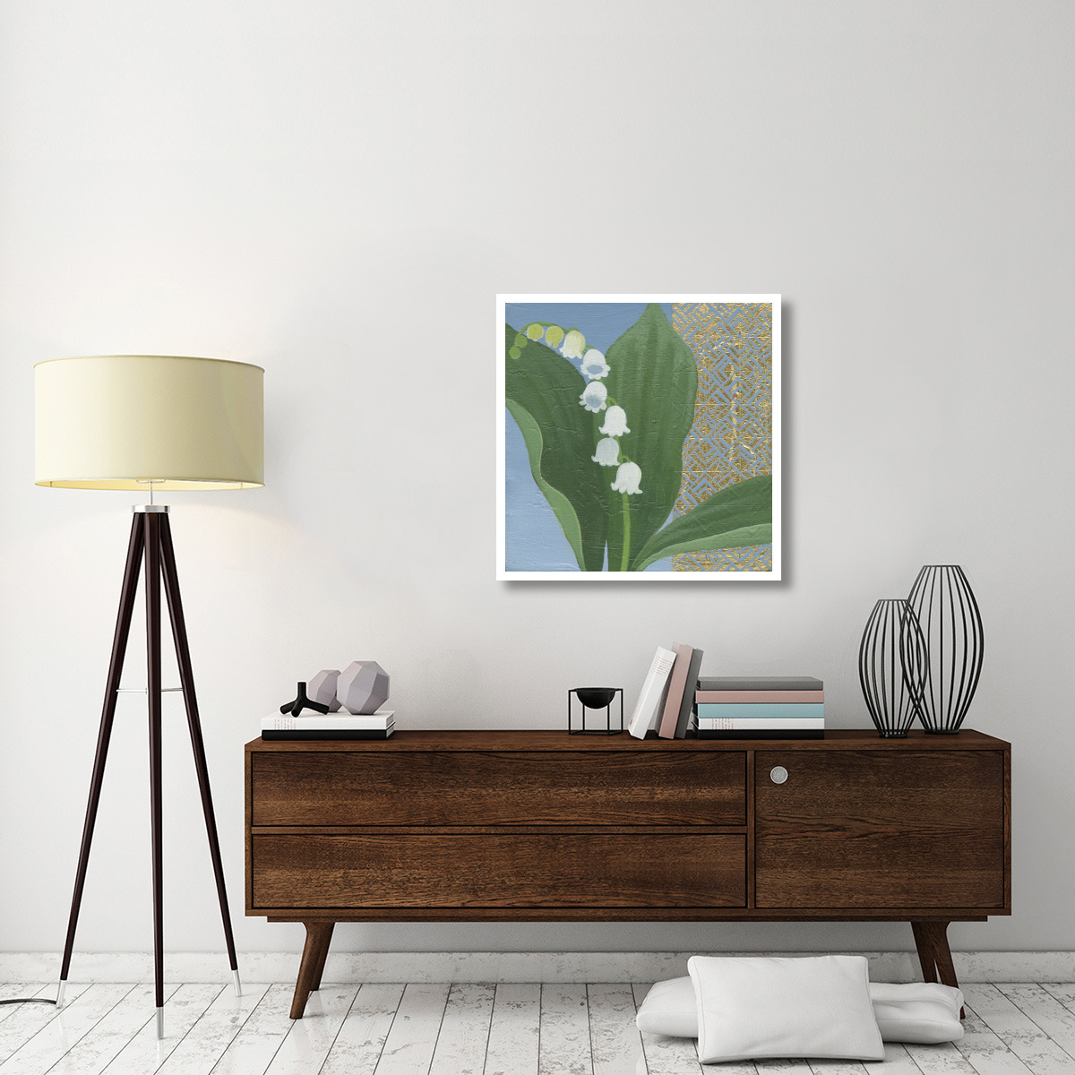 Lilies of the Valley II -Paper Art-32&quotx32"