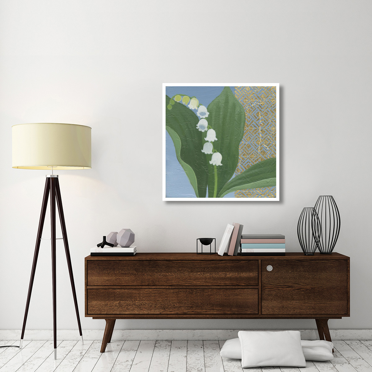 Lilies of the Valley II -Paper Art-38&quotx38"