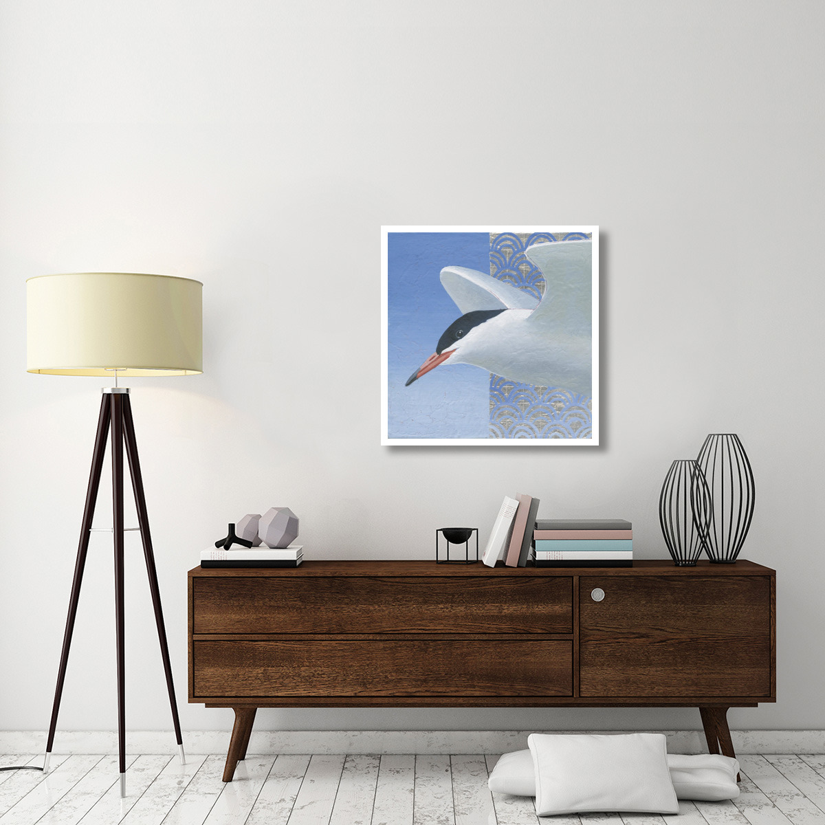 Common Tern II -Paper Art-32&quotx32"