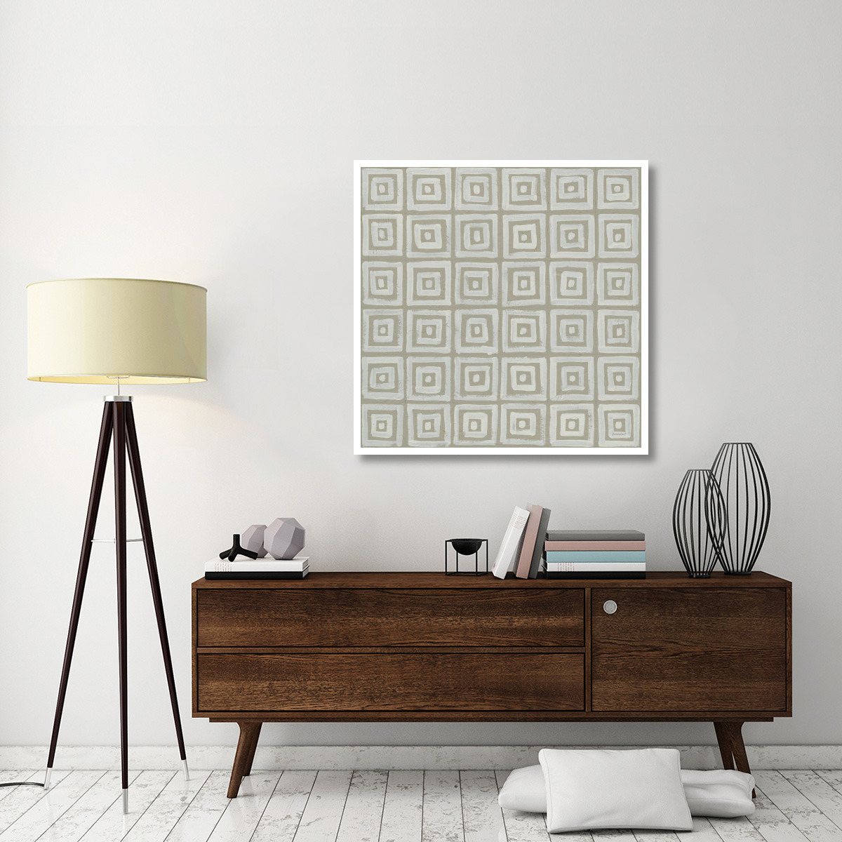 Bambala V -Paper Art-42&quotx42"