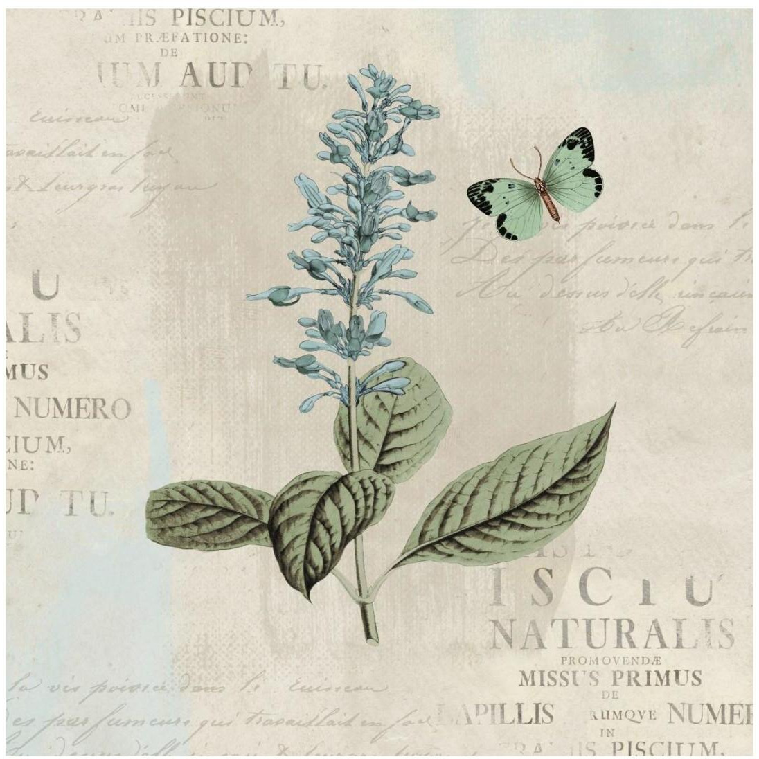 En Bleu VI -Paper Art-20&quotx20"