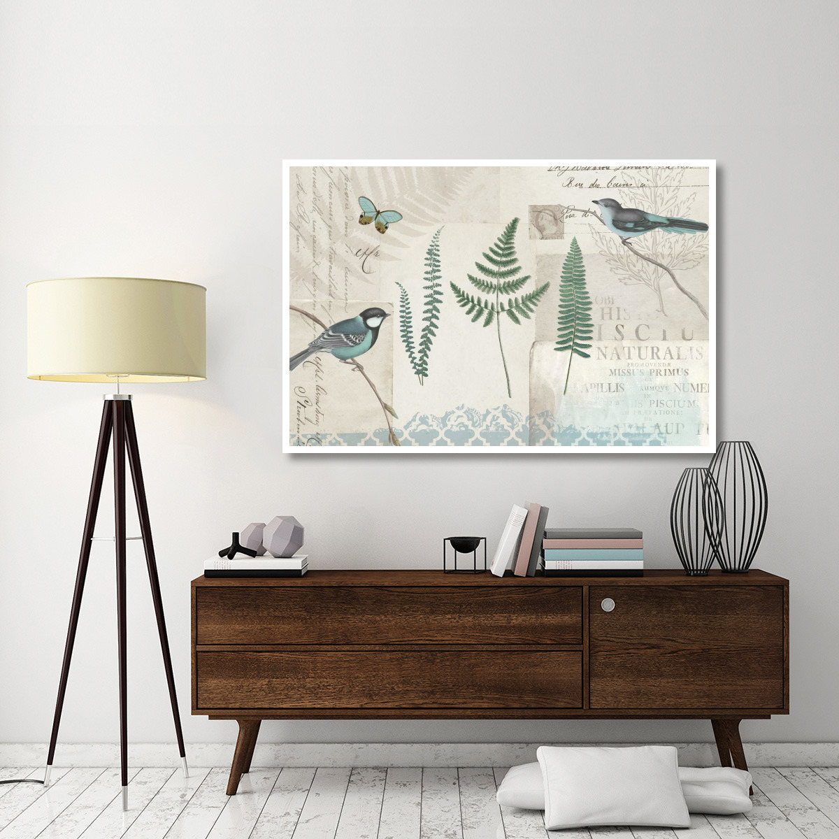 En Bleu XIII -Paper Art-62&quotx42"