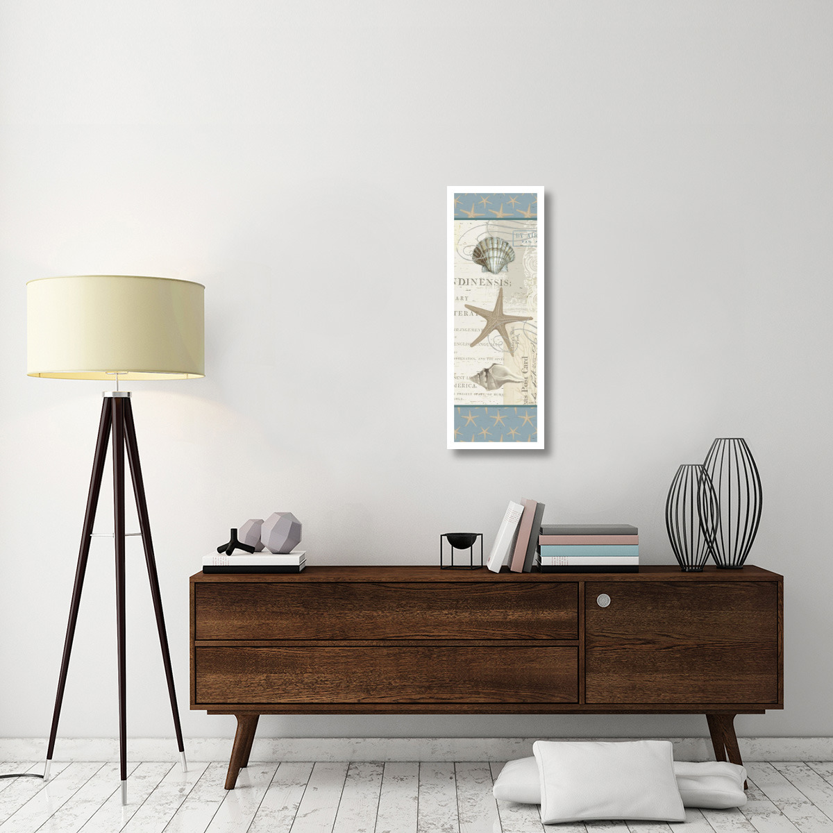 Beach Wonders V -Paper Art-14&quotx38"