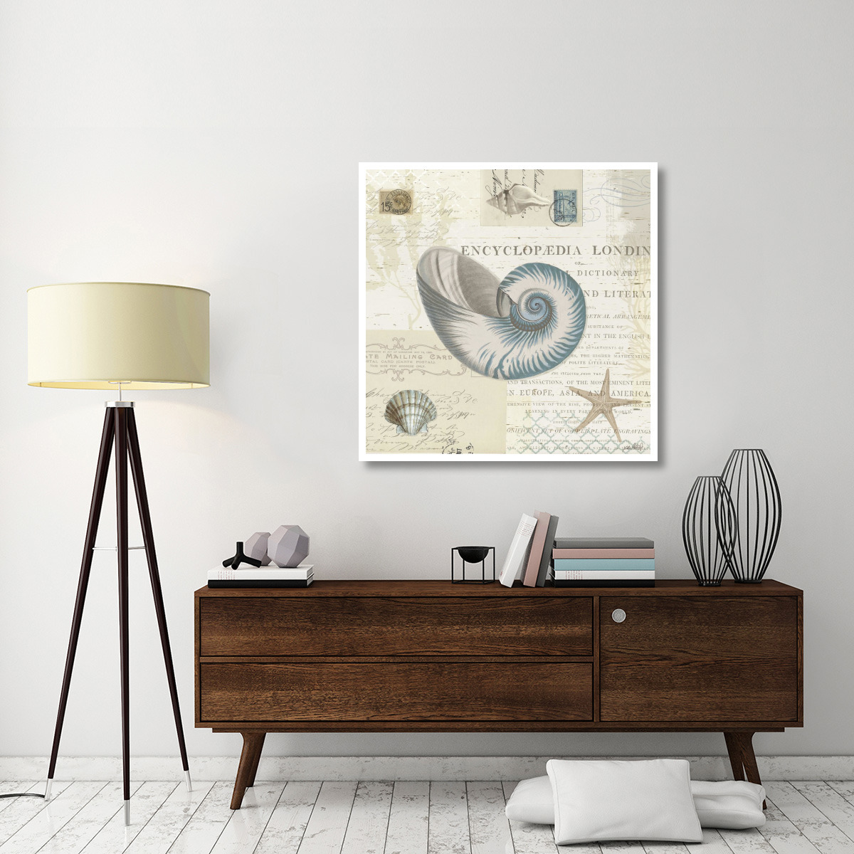 Beach Wonders III No Butterflies -Paper Art-42&quotx42"