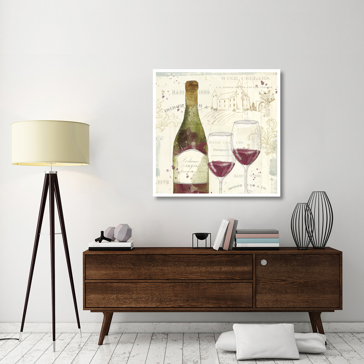Chateau Winery II -Paper Art-42&quotx42"