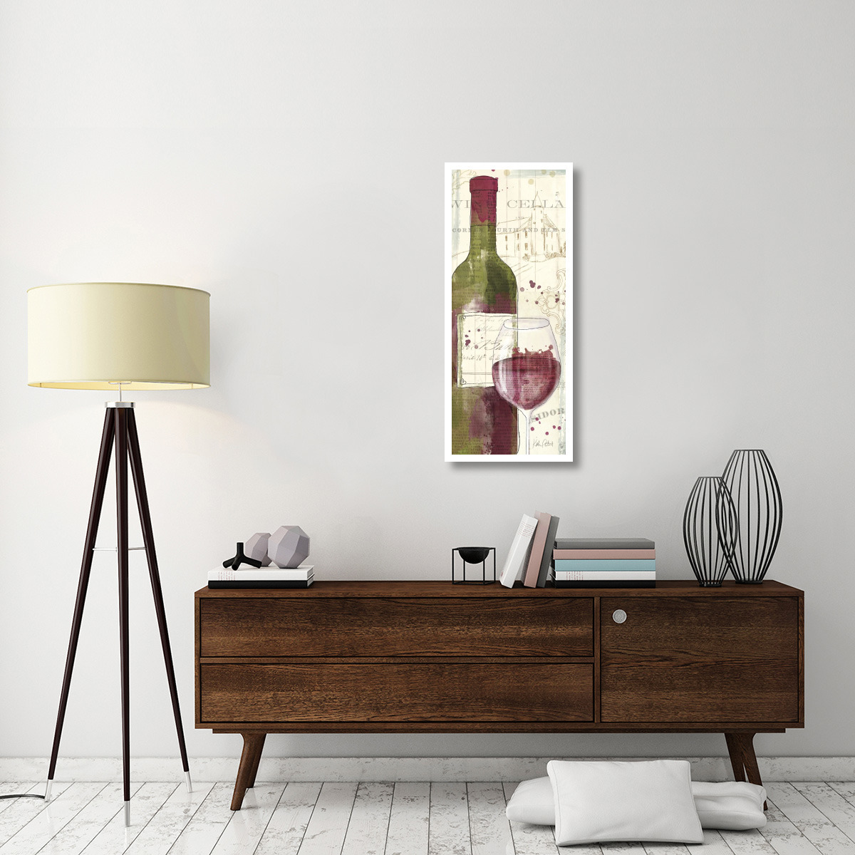 Chateau Winery IV -Paper Art-18&quotx42"