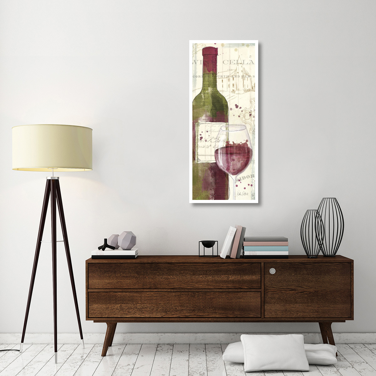 Chateau Winery IV -Paper Art-22&quotx52"
