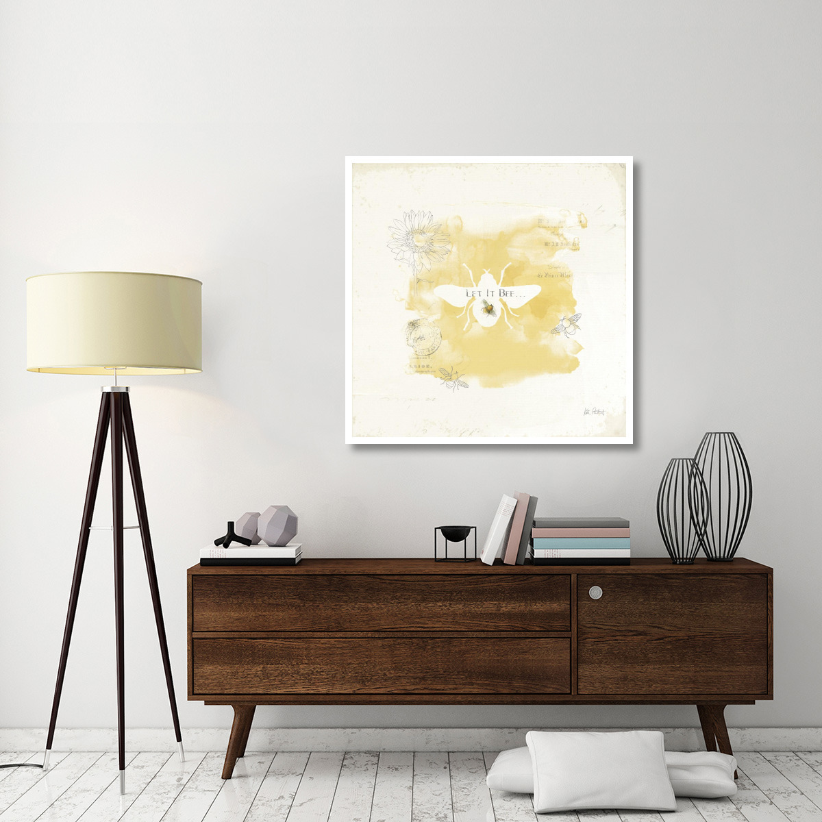 Bee and Bee VII -Paper Art-42&quotx42"