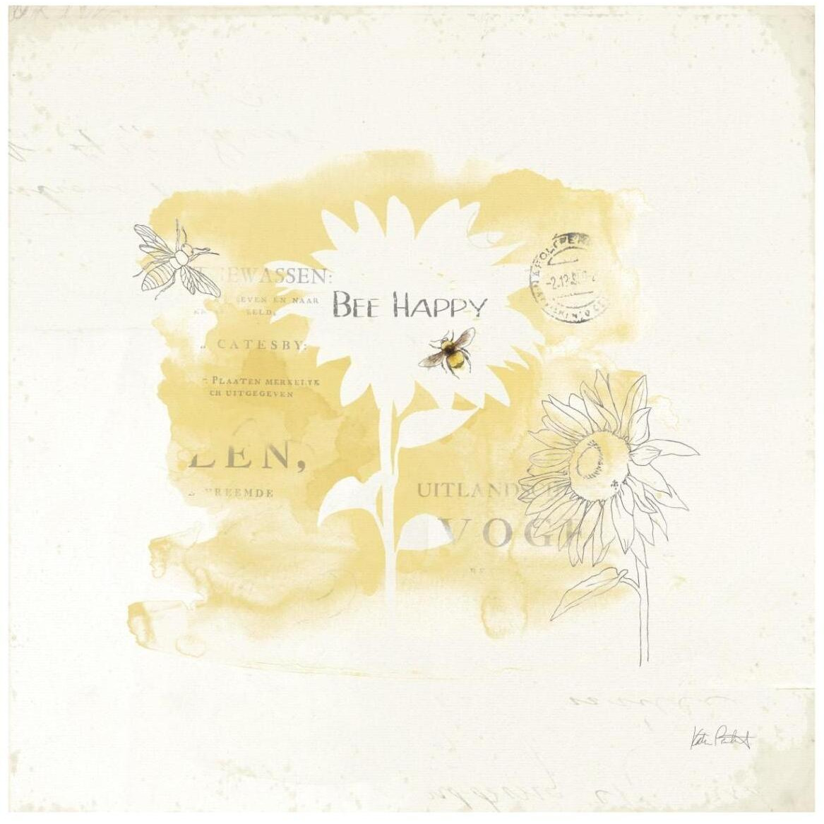 Bee and Bee VIII -Paper Art-42&quotx42"