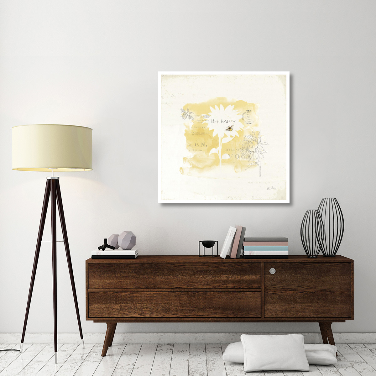 Bee and Bee VIII -Paper Art-42&quotx42"