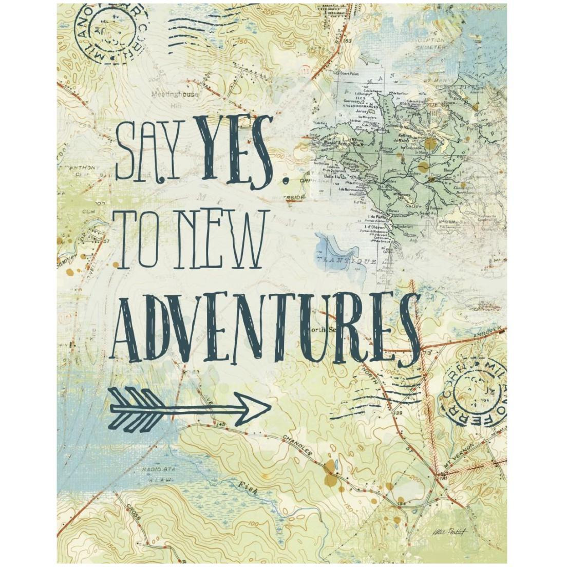 Map Sentiments II -Paper Art-18&quotx22"
